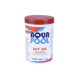 CLORO SANITIZANTE EN POLVO HIT OK 1 KG AQUA POOL