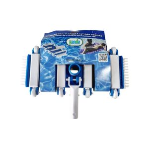 BARREDORA FLEXIBLE CON CERDAS LATERALES PARA PISCINA