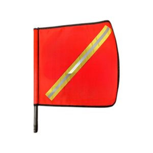 BANDERIN CON REFLEJANTE COLOR NARANJA