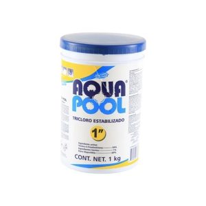 TRICLORO ESTABILIZADOR PASTILLA DE 1 PULGADA 1 KG AQUA POOL