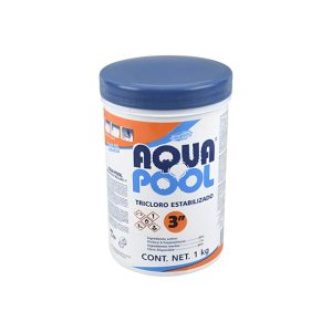 TABLETAS DE CLORO 3 PULGADAS 1 KG AQUA POOL