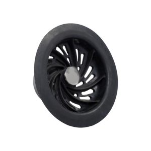 CANASTILLA PLÁSTICA CON TAPÓN PARA FREGADERO 10 X 3.5 CM NEGRO COFLEX
