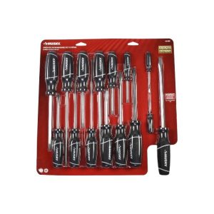 JUEGO DE DESARMADORES 15 PIEZAS HUSKY