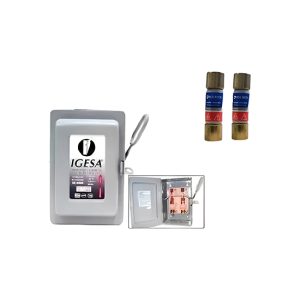 INTERRUPTOR DE  SEGURIDAD 2 POLOS 30 AMPERES IGESA