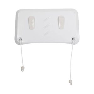 TENDEDERO DE PARED RETRÁCTIL 2 LÍNEAS BLANCO