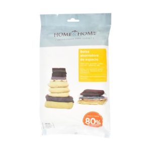 BOLSA AHORRADORA DE ESPACIO 90 X 70 CM TRANSPARENTE CON 2 PIEZAS