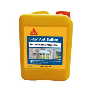 IMPERMEABILIZANTE, ANTISALITRE Y ENDURECEDOR PARA MUROS 5 L SIKA