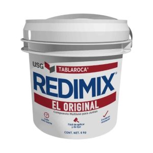COMPUESTO MULTIUSO PARA JUNTAS MARCA REDIMIX CUBETA 6KG